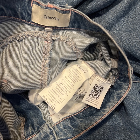 Triarchy Ms. Ava Cloud Stitch High Rise Jeans Size 27 - Picture 9 of 9